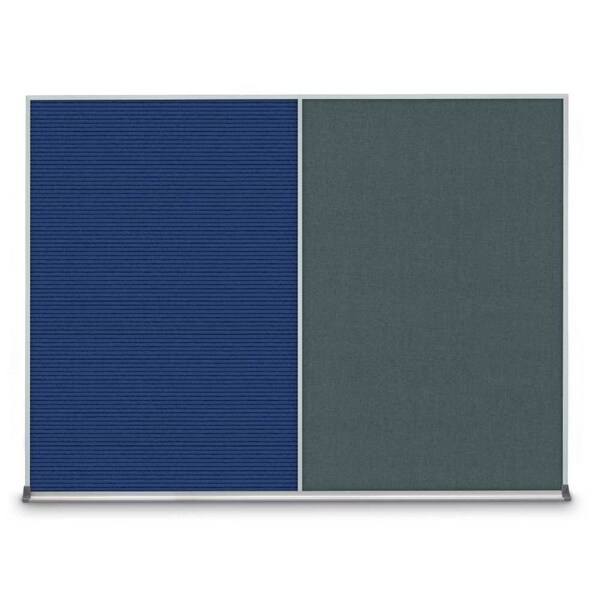 Triple Door Radius Corkboard, 72"X36", B